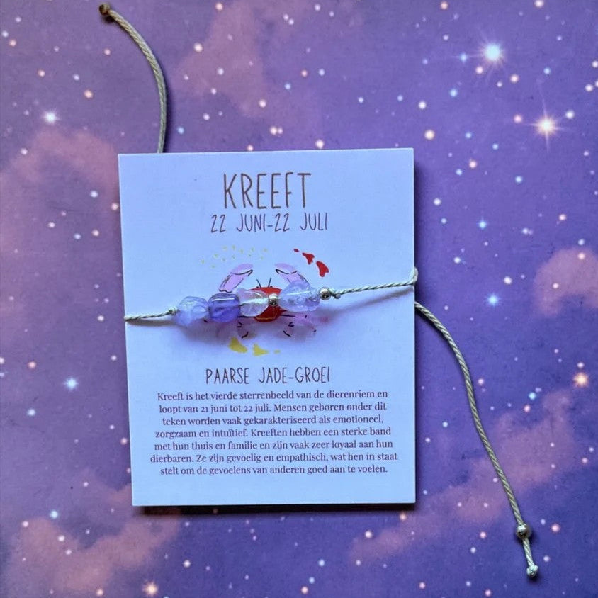 Sterrenbeeld Armband - Kreeft