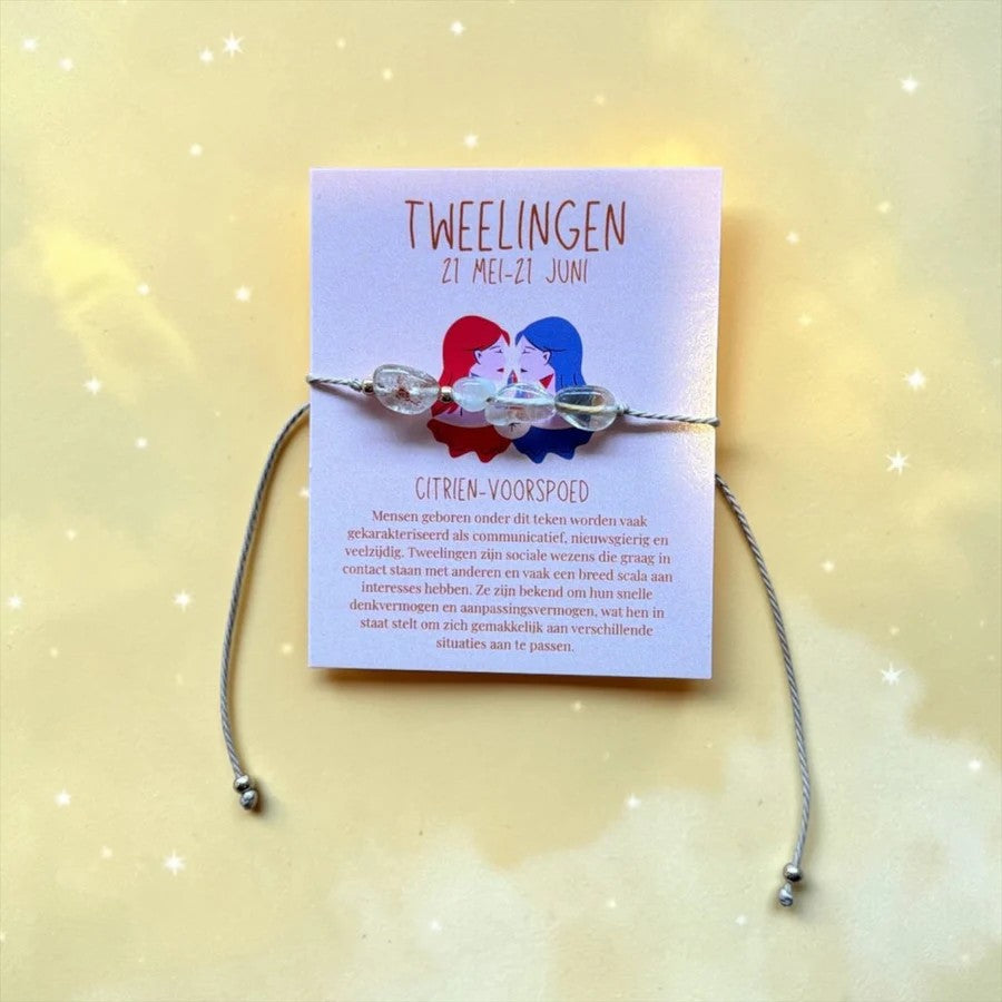 Sterrenbeeld Armband - Tweelingen