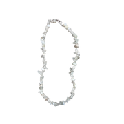 Edelsteen ketting Maansteen wit