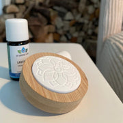 De groene linde – Houten geursteen bloem