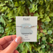 Maandarmband Maart - Aquamarijn