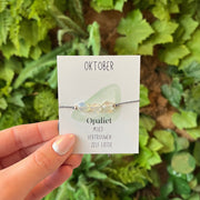Maandarmband Oktober - Opaliet
