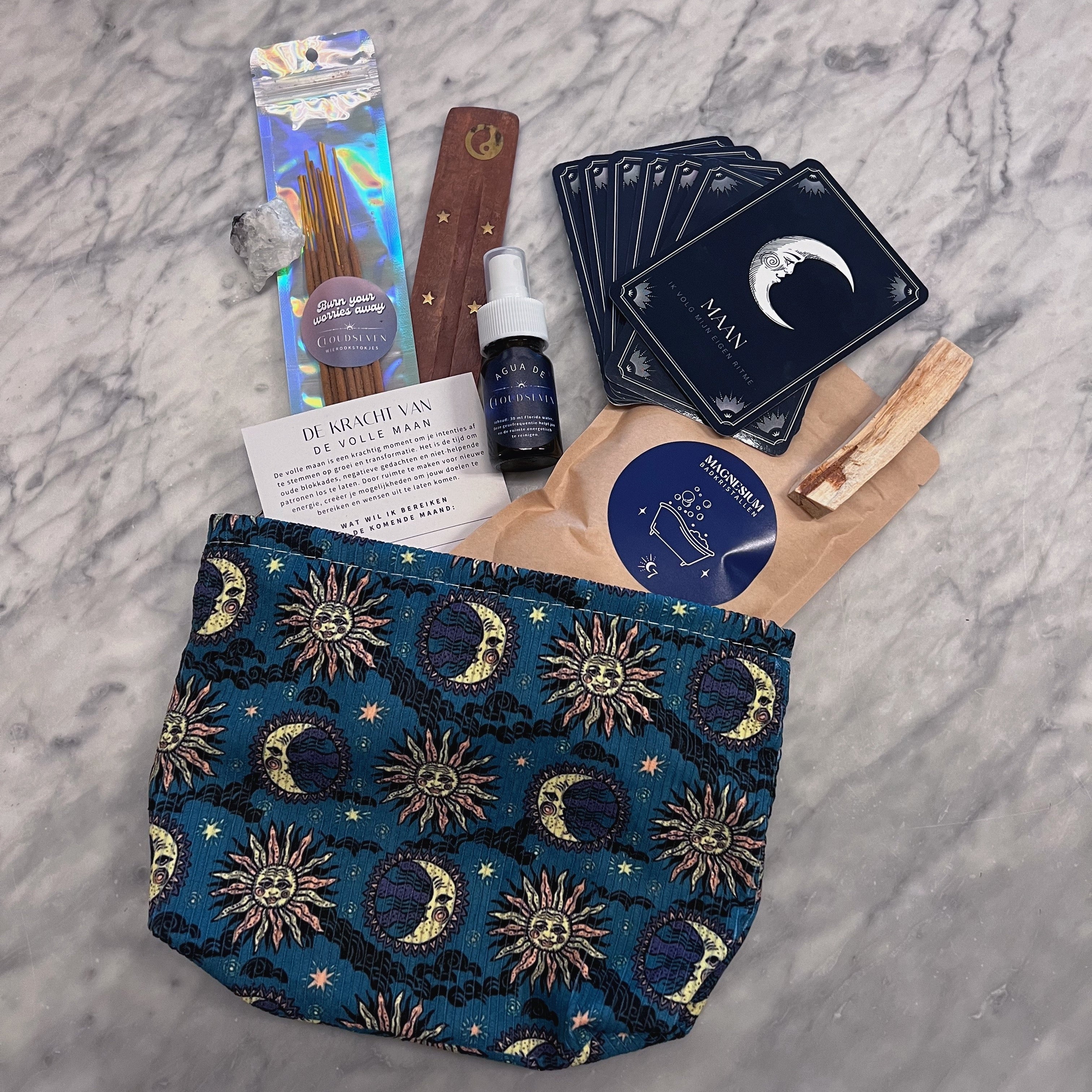 Cloudseven volle maan voetenbad kit