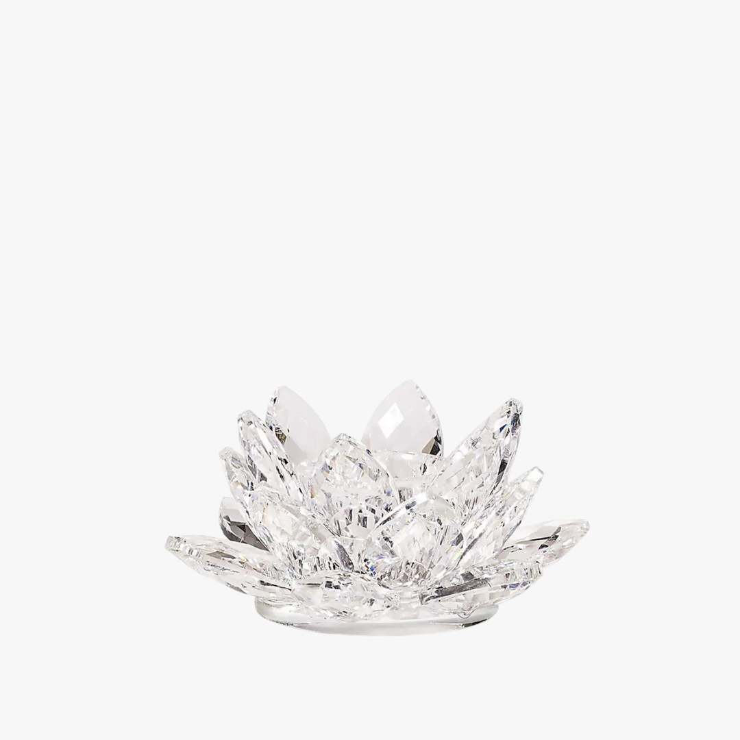 Cloudseven - Glazen Lotus Dinerkaarshouder