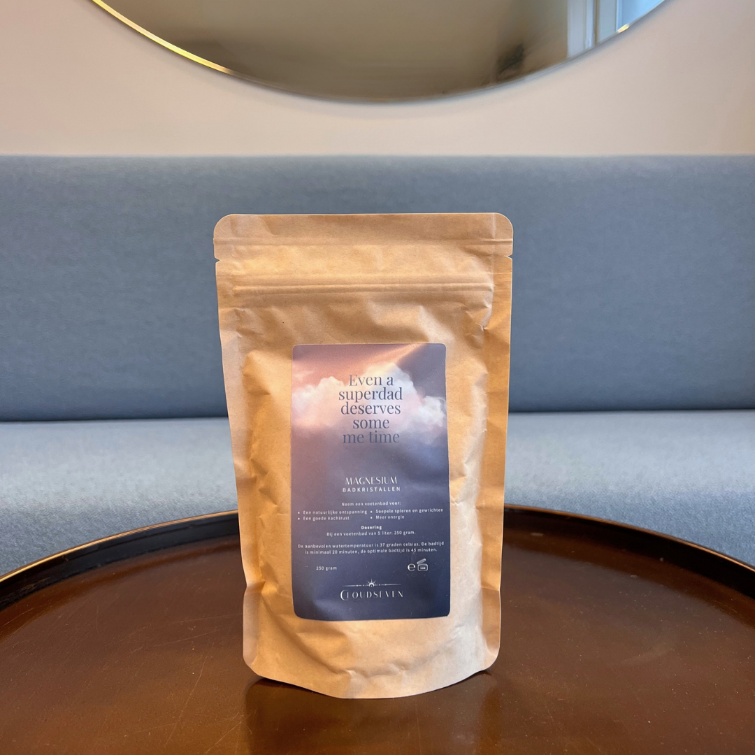 Cloudseven – Magnesium Badkristallen 250 gr – Vader