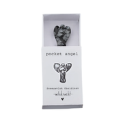 Pocket Angel Sneeuwvlok Obsidiaan – wilskracht