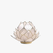 Lotus Waxinelichthouder Groot -  Naturel