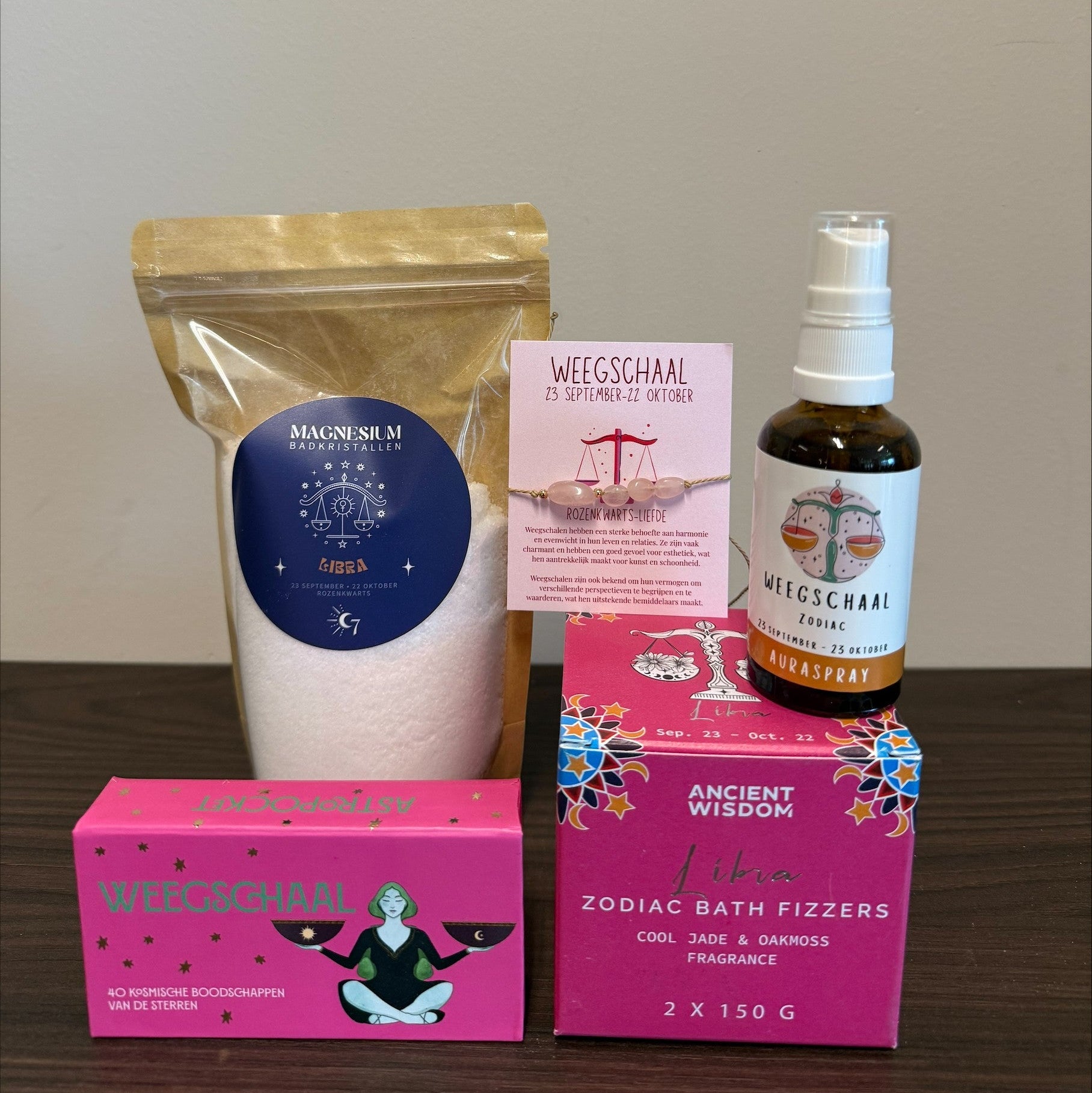 Cloudseven - Giftset Sterrenbeeld Weegschaal Groot